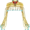 thumbnail image 4 of Tocado de cobra egipcia para Halloween, accesorios para disfraces egipcios para mujer, diadema con cuentas doradas, accesorios para el cabello con lentejuelas de faraón, 4 of 6