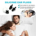 thumbnail image 2 of Youkk Pince-Nez Imperméable pour la Natation, Bouchon d'Oreille Antidérapant pour Protection, Protecteur d'Oreille, Noir, 1 Ensemble, 2 of 6