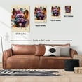 thumbnail image 5 of French Bulldog Portrait Watercolor Vintage Retro Styles Vertical Matte Canvas Poster Dog Lover Gifts Wall Art Home Decor - 00001, 5 of 5