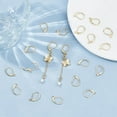 thumbnail image 5 of 100pcs 304 Stainless Steel Leverback Earring Findings with Loop Real 24K golden Plated 15.5x10x1.5mm Hole: 1.5mm, 5 of 9