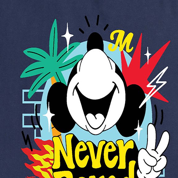 Mickey & Friends - Mickey Never Bored - Women's Short Sleeve Graphic T-Shirt