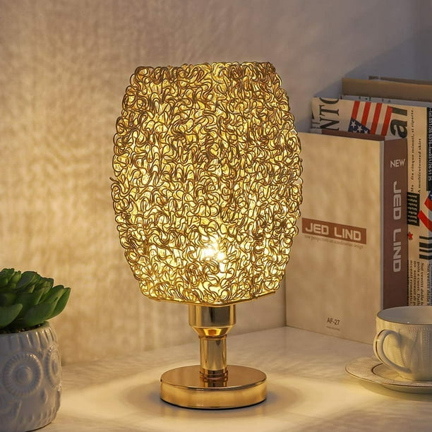 Modern Table Lamp Luxurious Bedside, Jewel Twisted Table Lamp