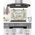 thumbnail image 5 of nqOlkjepod Large Induction Cooktop Protector Mat 24"x21", Floral Botanical Wreath Stove Top Covers for Electric Stove, Rustic Wooden Decorative Stove Burner Cover Mats, Glass Top Stove Cover, 5 of 8