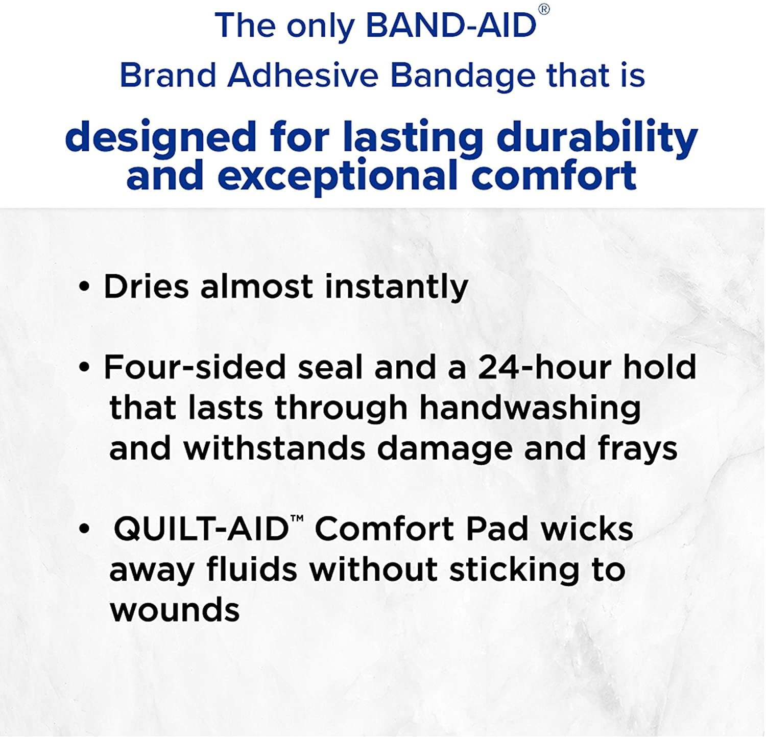 Band-Aid Brand SKIN-FLEX™ Adhesive Bandages, Extra Large Size, 7 ct (Pack of 4)