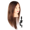 thumbnail image 2 of Cabeza de maniquí para peluquería, cosmetología y formación con soporte., 2 of 14