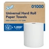 Scott Professional Essential Universal High-Capacity Hard Roll Paper Towels, Bulk (01000), Hardwound 1.5" Core, Absorbency Pockets, White (12 Rolls at 1,000' Each, 12,000'/Case)