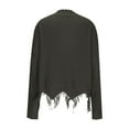 thumbnail image 3 of Winter Fall Women Long Sleeve Knitted Sweater Casual Loose V Neck Pullover Sweater Jumper Top Casual Loose Sweater, 3 of 9