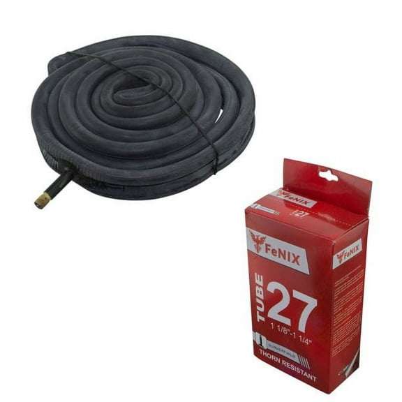 Fenix 27" x 1 1/8-1 1/4" Thorn Resistant 33mm Schrader Valve Bicycle Tube