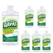 the works tub & shower cleaner for soap scum, rust, and tough stains | value pack of 6