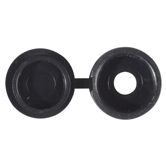 Forgefix - Hinged Cover Cap Black No.10-12 Bag 100