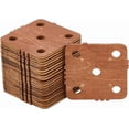 thumbnail image 6 of 24 Pcs Square Weaving Card 1.97x1.97 Inch 4 Holes Loom Cards Handmade Weaving Tools for Loom Weaving Supplies Tablet Weaving Loom Weaving Supplies Hole: 6mm 1set, 6 of 9