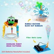 STEM Science Kits for Kids 6-8, Educational Toys for Kids 4-6-8, Kids Stem Robot Toys Electronic Science Experiments Engineering Building Kit Birthday Gifts, Toys 6 7 8 9 10 11 12 Year Old Boys Girls