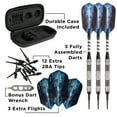 thumbnail image 4 of Viper Astro 80% Tungsten Professional Soft Tip Dart Set, Black, 18 Grams, 4 of 6