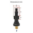 thumbnail image 1 of 1pc Pressure Washer Adapter Foam Generator Pressure Nozzle Adapter Car Washing Accessories F, 1 of 5
