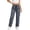 Dark Gray*, variant on Women's Cargo Pants Casual Joggers Solid Color Loose Fit Straight Leg Sweatpants with Multiple Pockets Daily Wear Elegant Chic Trousers