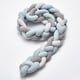 thumbnail image 1 of Almohada de nudo largo con cuatro hebras tejidas danesas para decoración de barandilla de cama infantil, 1 of 6