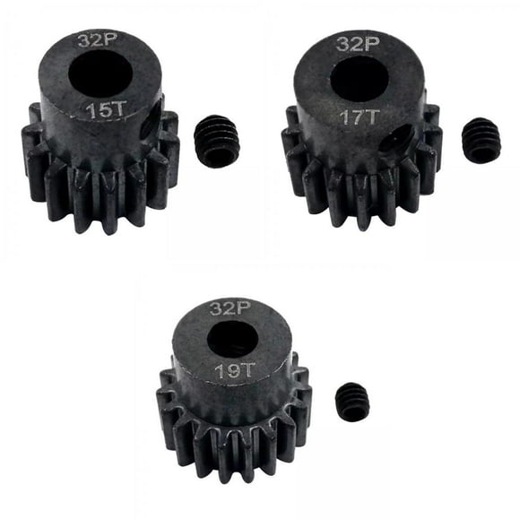 Esquirla koolsoo 32P 15T/17T/19T Pinion Gear Set for HQ727 90050 90038 EXO 1:10 RC Car