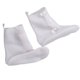 thumbnail image 2 of Cubrebotas antideslizantes y reutilizables para hombres y mujeres, talla M, impermeables, de PVC, color blanco, 2 of 8