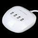 thumbnail image 4 of Cargador USB de 4 puertos para oficina en casa, cargadores inteligentes universales para teléfonos móviles de escritorio, 2,4 A, 100-240V (enchufe de la UE), 4 of 12