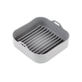 thumbnail image 2 of Durable Silicone Air Fryer Pot Safe Reusable Bowl Oven Accessory, 2 of 7