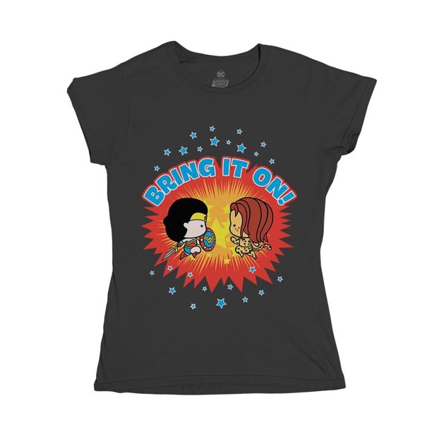 Playera Fan Army Justice League Talla 6 bring it on manga corta negro