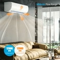 thumbnail image 2 of TABU 12000 BTU Mini Split Air Conditioner & Heater, 21 SEER2 AC Unit, WIFI Enabled, Remote Control, White, 2 of 7