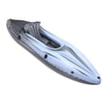thumbnail image 1 of Inflatable Kayak Set, 1 Person Thickened PVC Easy Folding Outdoor Fishing Raft Boat Set with Hard Floor Stand Up Function, Includes , Paddle, Storage Carry Bag, for Adults Kids, 1 of 7