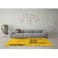 thumbnail image 3 of Ahgly Company Indoor Rectangle Abstract Yellow Modern Area Rugs, 4' x 6', 3 of 4