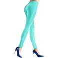 thumbnail image 3 of Womens Seamless High Waisted Stretch Long Workout Yoga Fitness Leggings Pants-Mint S/M, 3 of 5