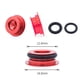 thumbnail image 2 of Ciclismo CNC MTB bicicleta de carretera tapa de manivela hueca tapas de tornillo de bielas de aluminio (rojo) Ehuebsd Para estrenar, 2 of 8