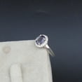 thumbnail image 2 of Oval Cut Purple Alexandrite Ring, 925 Sterling Silver Proposal Ring, Ring For Women, Unique Bridal Wedding Ring, Colour Changing Stone Ring, 2 of 3