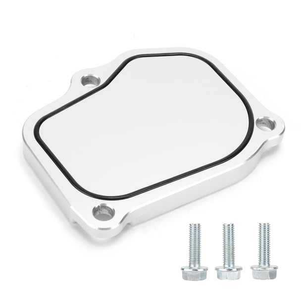 Placa de cubierta del tensor, placa de cubierta del tensor de la cadena de distribución aleación de aluminio para reemplazo de motor de automóvil para motores Acura K20 K20A K20Z K24 K24A LHCER Descripción de la referencia