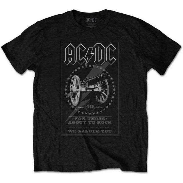 AC/DC Adulte pour Ceux sur le Point de Rocker T-Shirt 40e