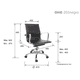 thumbnail image 5 of Offiho Silla de Oficina Ergonómica Reclinable con Altura Ajustable, Modelo GOETZ, 5 of 5