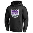 thumbnail image 2 of Men's Black Sacramento Kings Primary Logo Pullover Hoodie, 2 of 3