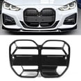 thumbnail image 2 of Front Grille For BMW G22 G23 4 Series 2021-2024 Coupe 2-Door Only Black Upper Bumper Hood Radiator Mesh Grid Racing Grill, 2 of 7