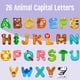 thumbnail image 2 of Large Size Magnetic Letters, Cute Animal Alphabet ABC Magnets for Fridge Colorful Uppercase Animals Toys Set Educational Spelling Learning Games for Kids, Toddlers 3 4 5 Years Old, 2 of 5
