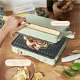 thumbnail image 4 of Beautiful 2-in-1 Panini Press & Grill with Detachable Plates, Sage Green by Drew Barrymore, 4 of 23