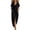 *Black, variant on Women's V-Neck Short Sleeve Maxi Dress,Solid Color Split Hem Summer Caftan For Women,Ladies Loose Fit Casual Tunic with Pockets,Black,S-2XL
