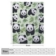 thumbnail image 4 of JEUXUS Panda Blanket, Cute Panda Gifts for Women Men, Cozy Soft Bamboo Panda Bear Throw Blankets, Kawaii Cartoon Purple Plush Blanket, Christmas Birthday Gifts, Pandas Decor Stuff,, 4 of 6