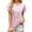 Pink, variant on Young adult fashion Shirts for Women Dressy Casual Plus Crew Neck Tops Grey Women Tank Tops Loose Workout Generic Blouses for Women Orders