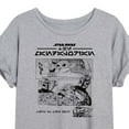 thumbnail image 3 of Star Wars - The Mandalorian Mando Manga  - Womens Oversized Graphic T-Shirt, 3 of 5