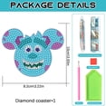 thumbnail image 2 of Posavasos de diamantes para pintura DIY Mickey Wdftyju Kit dibujos animados adultos niños MZ022, 2 of 9