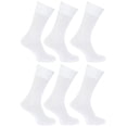 thumbnail image 1 of CHUANK Mens Plain 100% Cotton Socks (Pack Of 6), 1 of 2