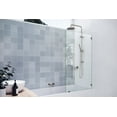 thumbnail image 3 of Vela 58.25" x 34" Frameless Shower Bath Fixed Panel, 3 of 7