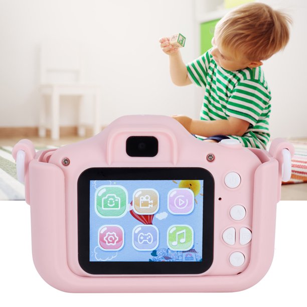Cámara Digital para Niños de 40MP Cámaras Duales de 32 GB Fotografía de Gato de Dibujos Animados Cámara para Niños Cámaras de Video Digital HD de 2 Pulgadas con Grabación
