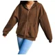 thumbnail image 4 of Sudadera Mujer Con Capucha De Cremallera Jogging Fitness, 4 of 6