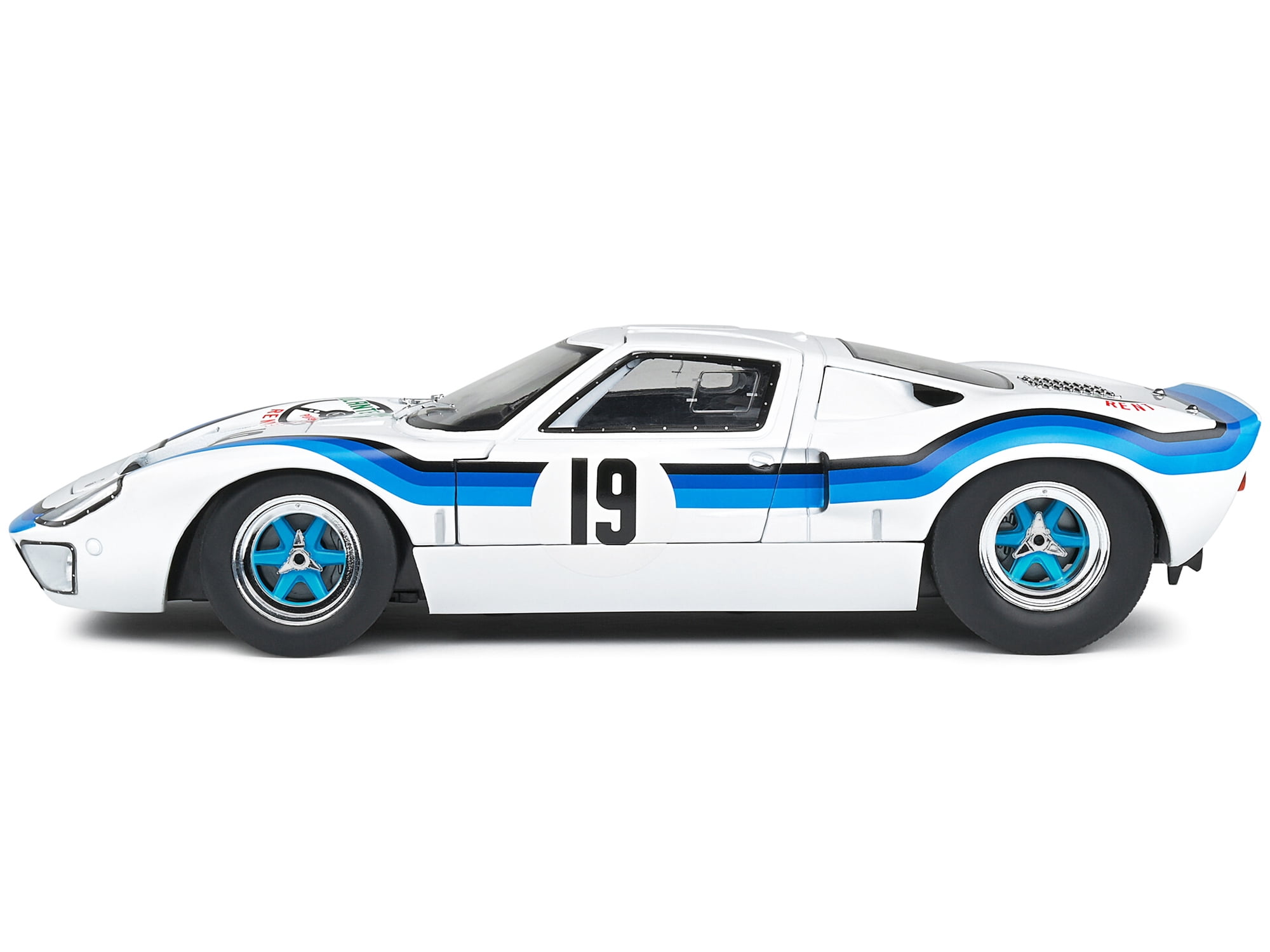 Ford GT40 MK.1 RHD #19 Emilio Marta "Angola Championship" (1973) "Competition" Series 1/18 Diecast Model Car by Solido
