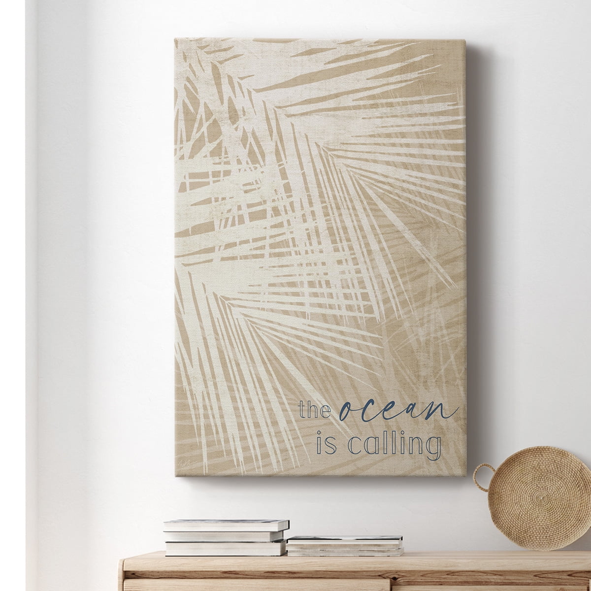 Ocean Calling Palms Premium Gallery Wrapped Canvas - Ready to Hang