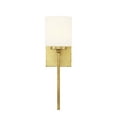 thumbnail image 3 of True Gold One Light Wall Sconce from the Quatrain Collection, 3 of 5